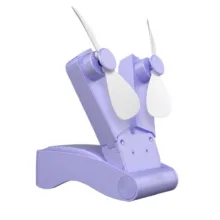 پنکه رومیزی مدل دو فن Folded کد 02 ظرفیت 500 میلی آمپر ساعت