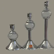 شمعدان نورهام مدل 123-60-5-10 مجموعه 3 عددی
