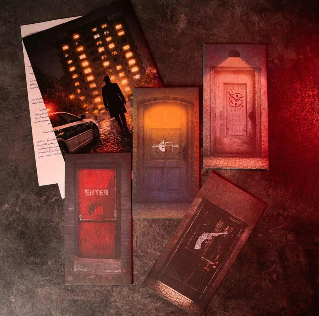 بازی فکری کارتی معمایی مدل پرونده جنایی سکوت برهها مناسب 1 تا 6 نفر، درجه سختی متوسط، با تمرکز بر حفظه، تحلیل و استدلال، زمان بازی بیش از یک ساعت، ساخت ایران