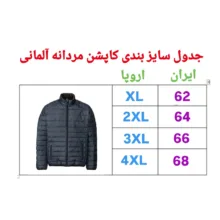 کاپشن مردانه مدل LL80000
