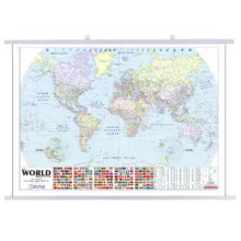 نقشه جهان انگلیسی انتشارات گیتاشناسی نوین کد A.P1287