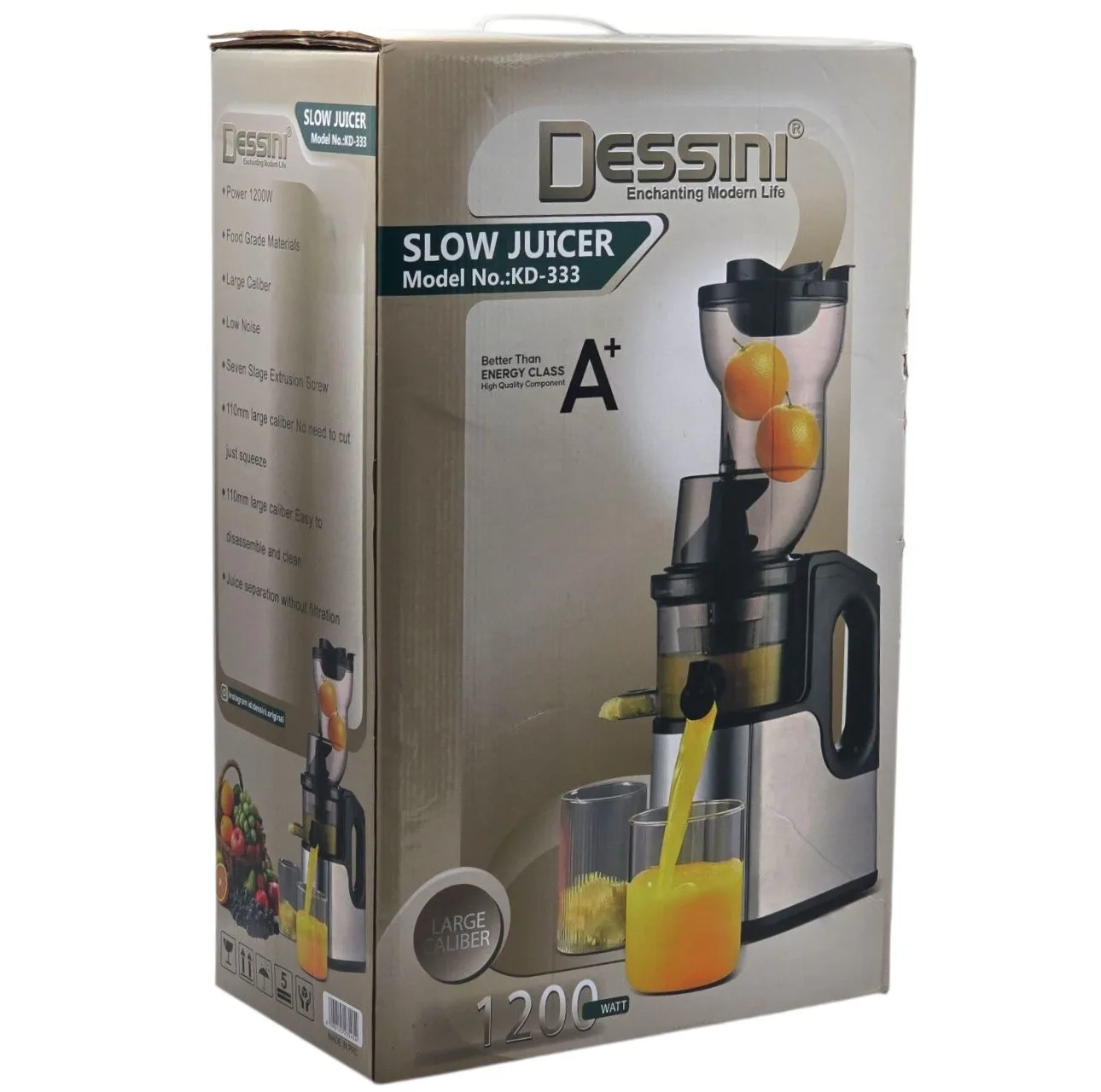 عصارهگیر دسینی مدل KD-333