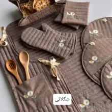 سرویس آشپزخانه 14 پارچه مدل بابونه