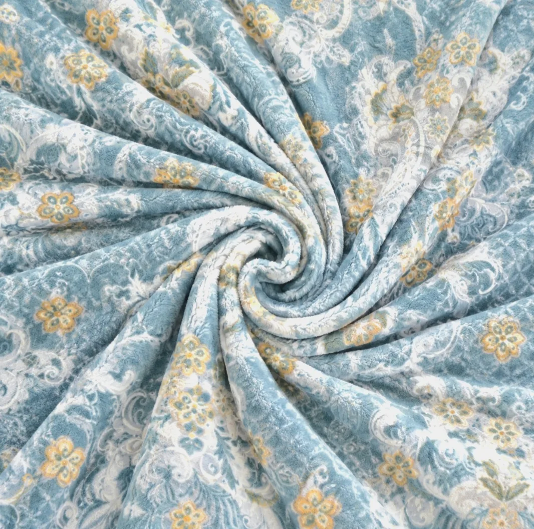 پتو مسافرتی 1 نفره طرح سه بعدی مدل کلاسیک سایز 160×220 سانتی‌متر