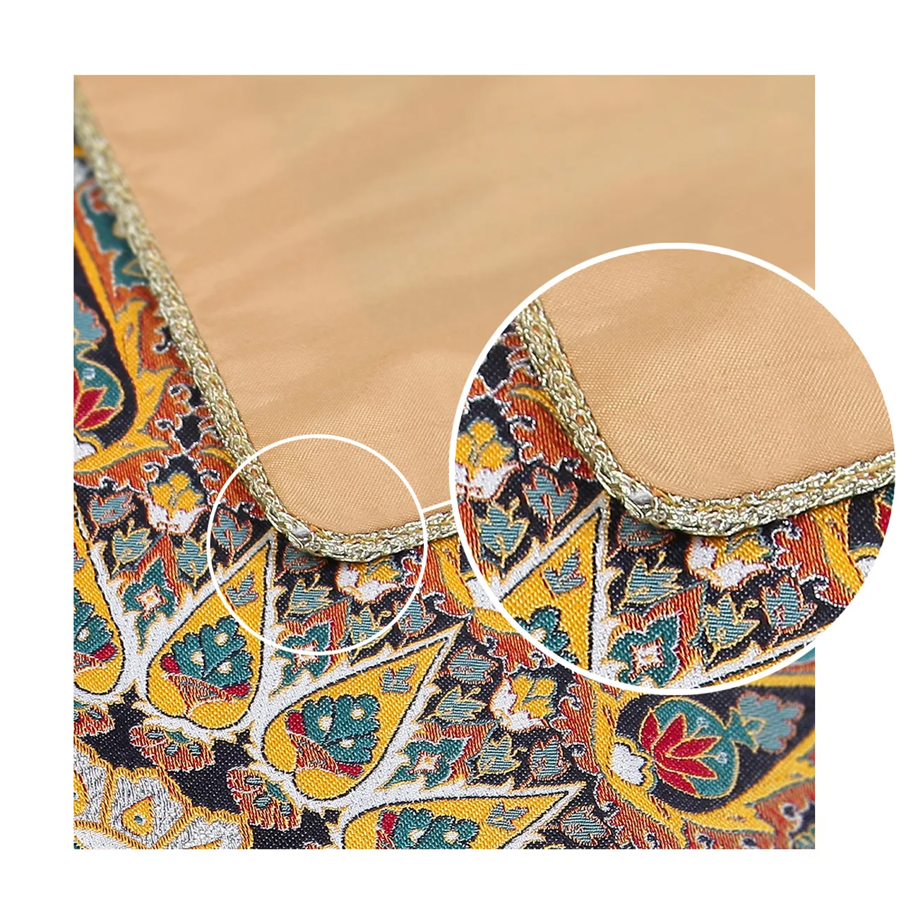 رومیزی ترمه عدل طرح باغ بهشت