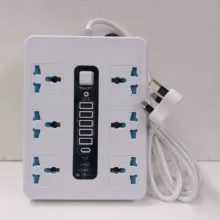 چندراهی برق مدل چندراهی power socket 5USB&1TYPE-C