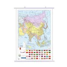 نقشه انتشارات گیتاشناسی مدل آسیا سیاسی کد LP 536
