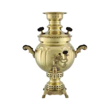 سماور زغالی عبدی مدل صدف گنجایش 3.5 لیتر