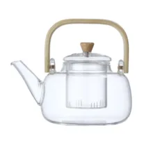 قوری مدل ویداستی دسته بامبو کد 1369n 800cc