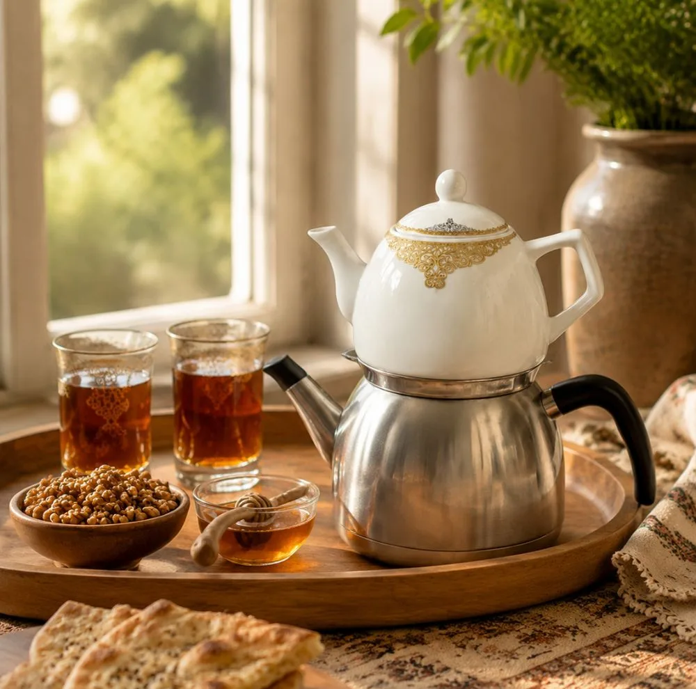 قوری صنایع تقدیس کد 02 گنجایش 900 میلی لیتر