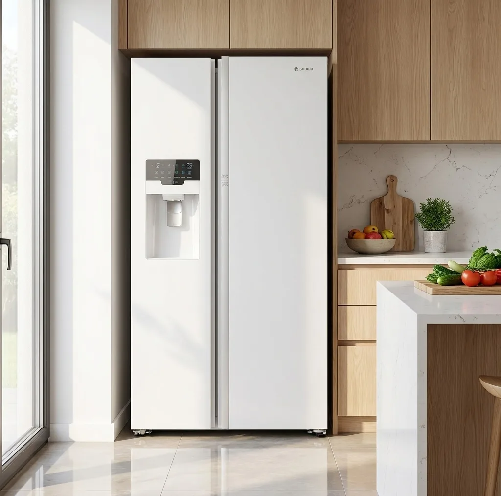 یخچال فریزر ساید بای ساید 28 فوت اسنوا مدل S3Di-S100-W