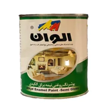 رنگ روغنی آلکیدی آبی نفتی الوان کد 165 حجم 1000 میلی لیتر