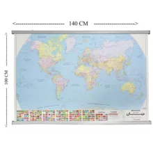 نقشه گیتاشناسی نوین مدل جهان کد 1434 L