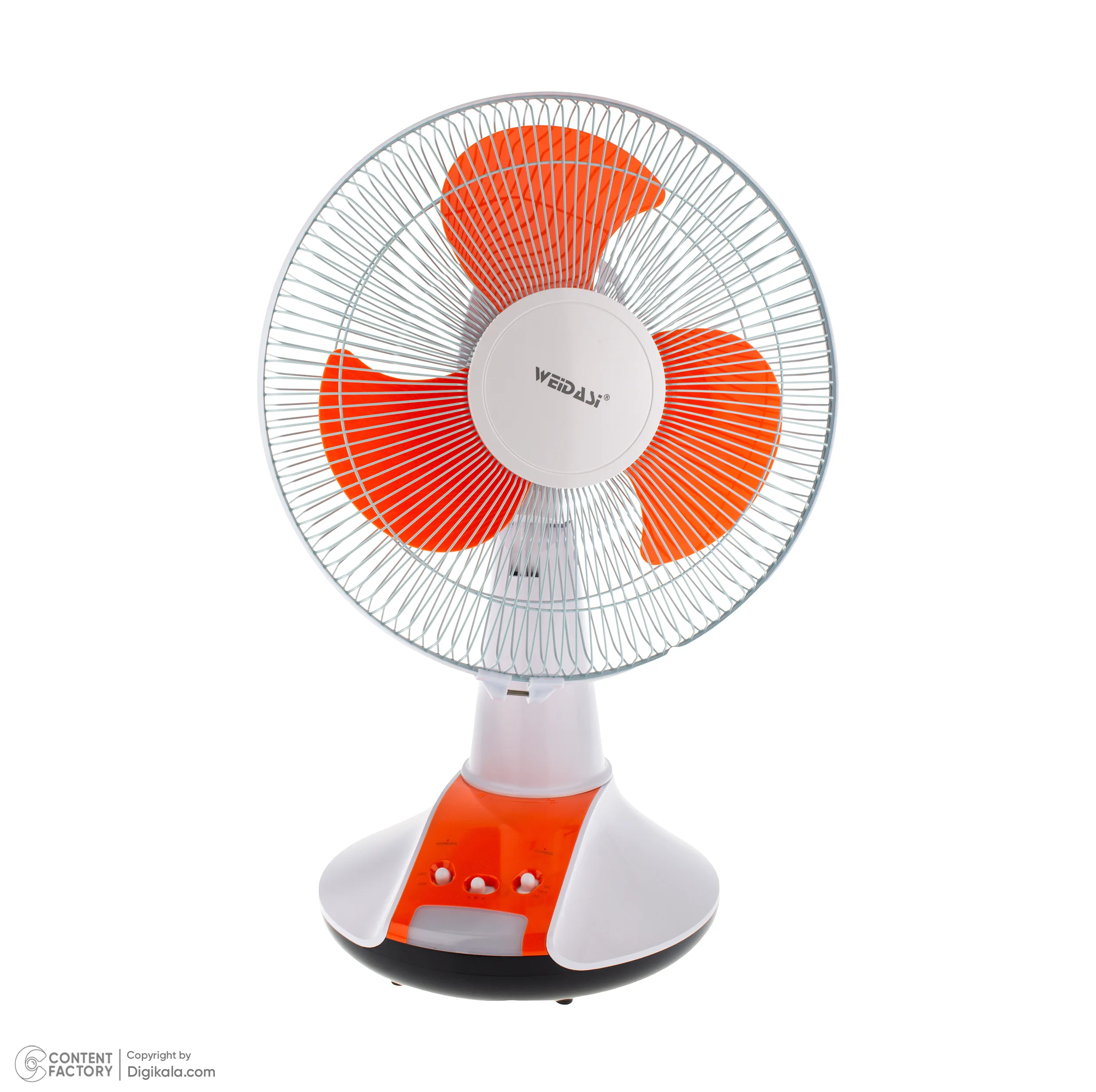 پنکه رومیزی ویداسی مدل WD-247 ظرفیت 4000 میلیآمپر ساعت