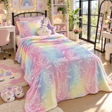 پتو مسافرتی 1 نفره مدل شب نما اُنیک سایز 170×200 سانتی متر