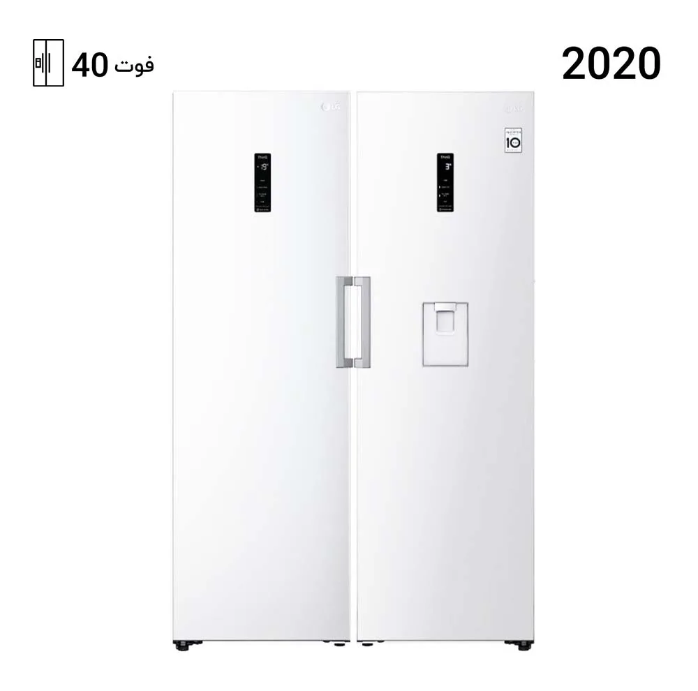 یخچال فریزر دوقلو 40 فوت ال جی مدل GC-F411EQDM GC-B414EQFM