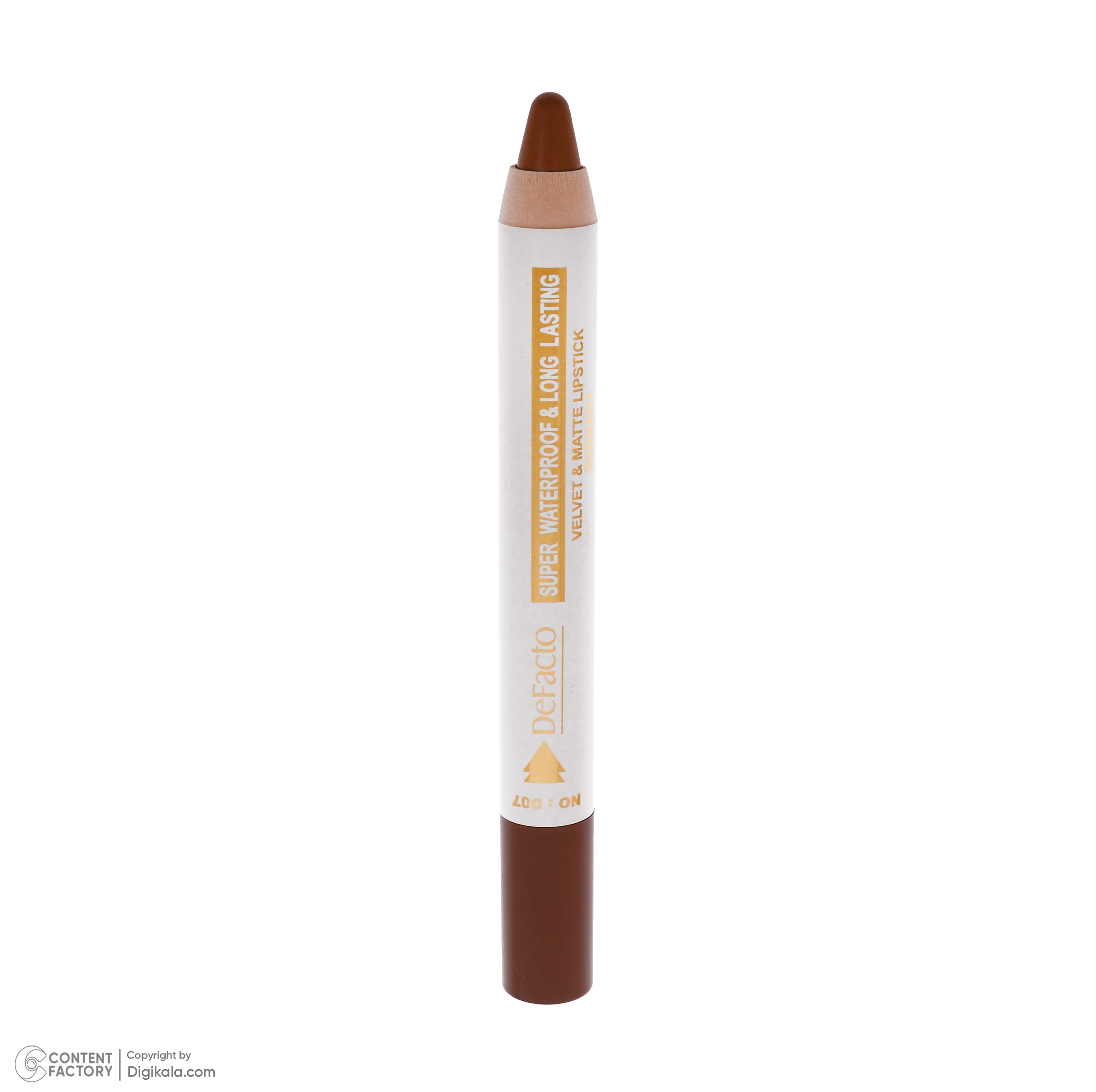 رژ لب مدادی مات دیفکتو مدل Waterproof شماره 7
