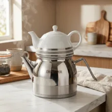 ست کتری قوری امپراطور مدل لوله ای کد 333