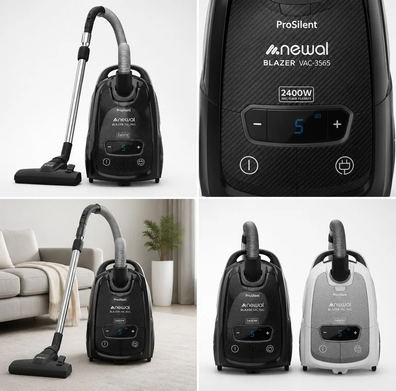 جاروبرقی 2400 وات نوال مدل VAC-3565-02
