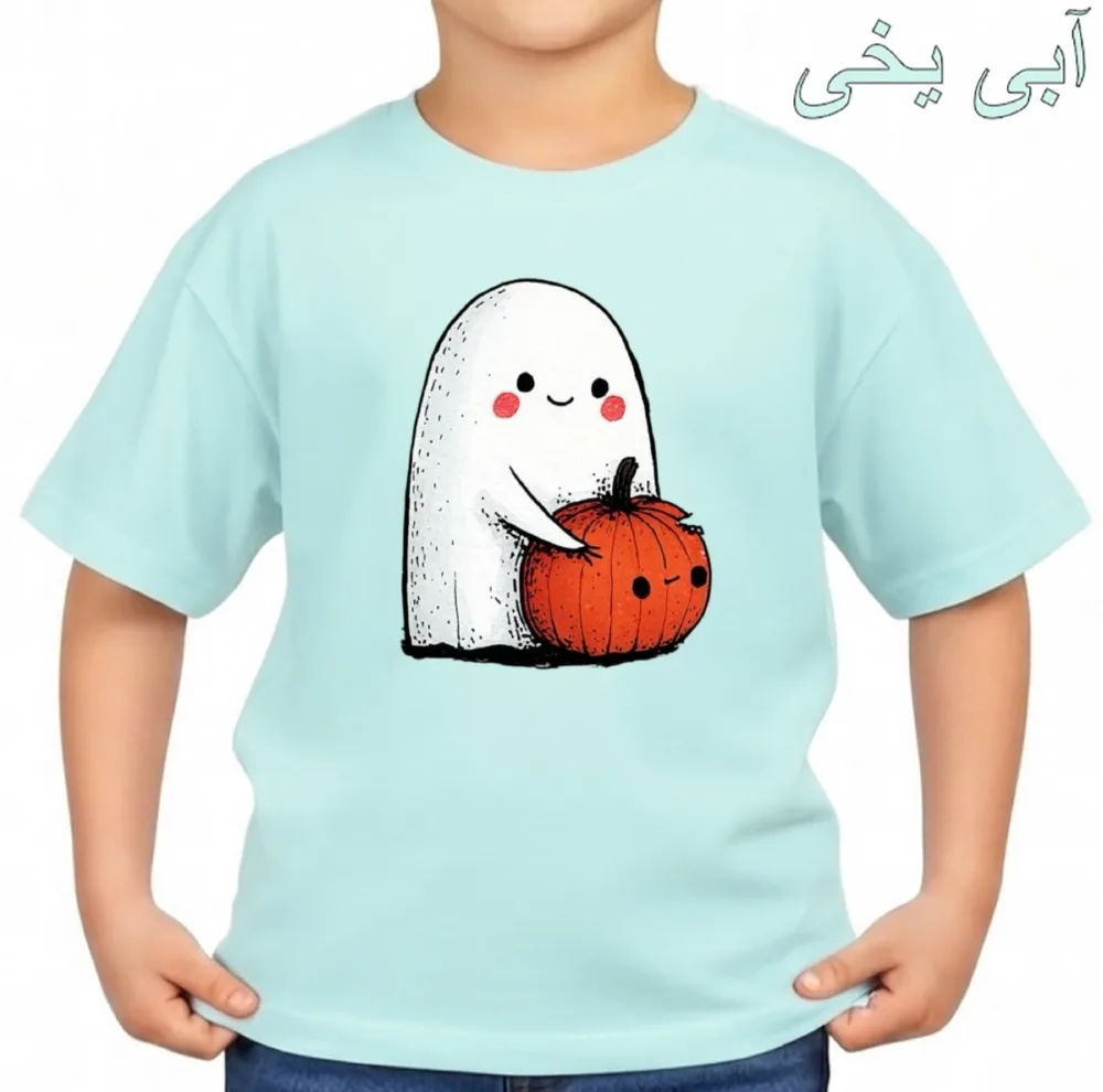 تیشرت آستین کوتاه بچگانه مدل روح کد v10