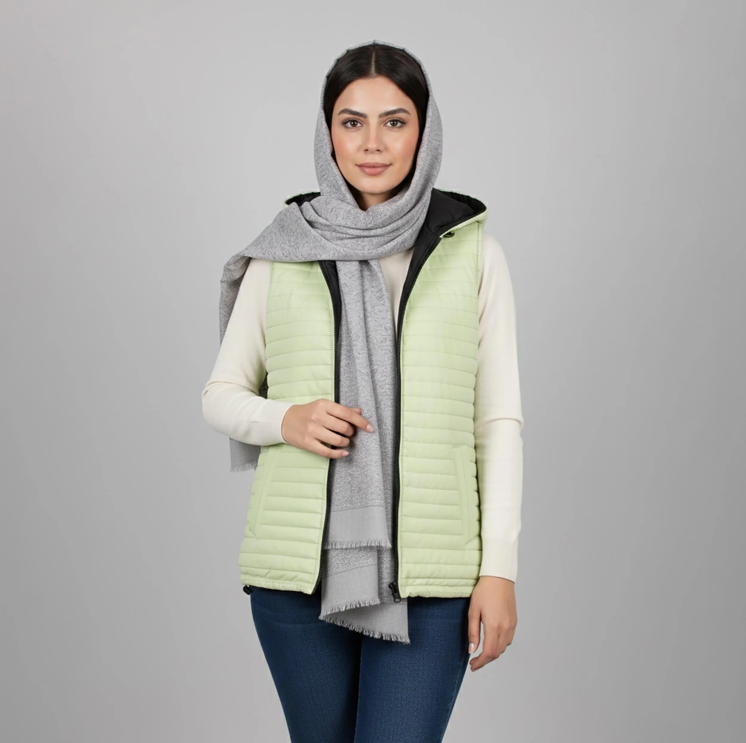 پافر زنانه السانا مدل بهرانوش کد 2415