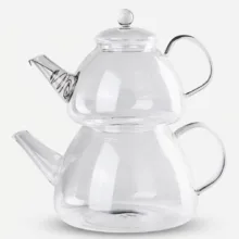 ست کتری و قوری مدل GLASS POT SET