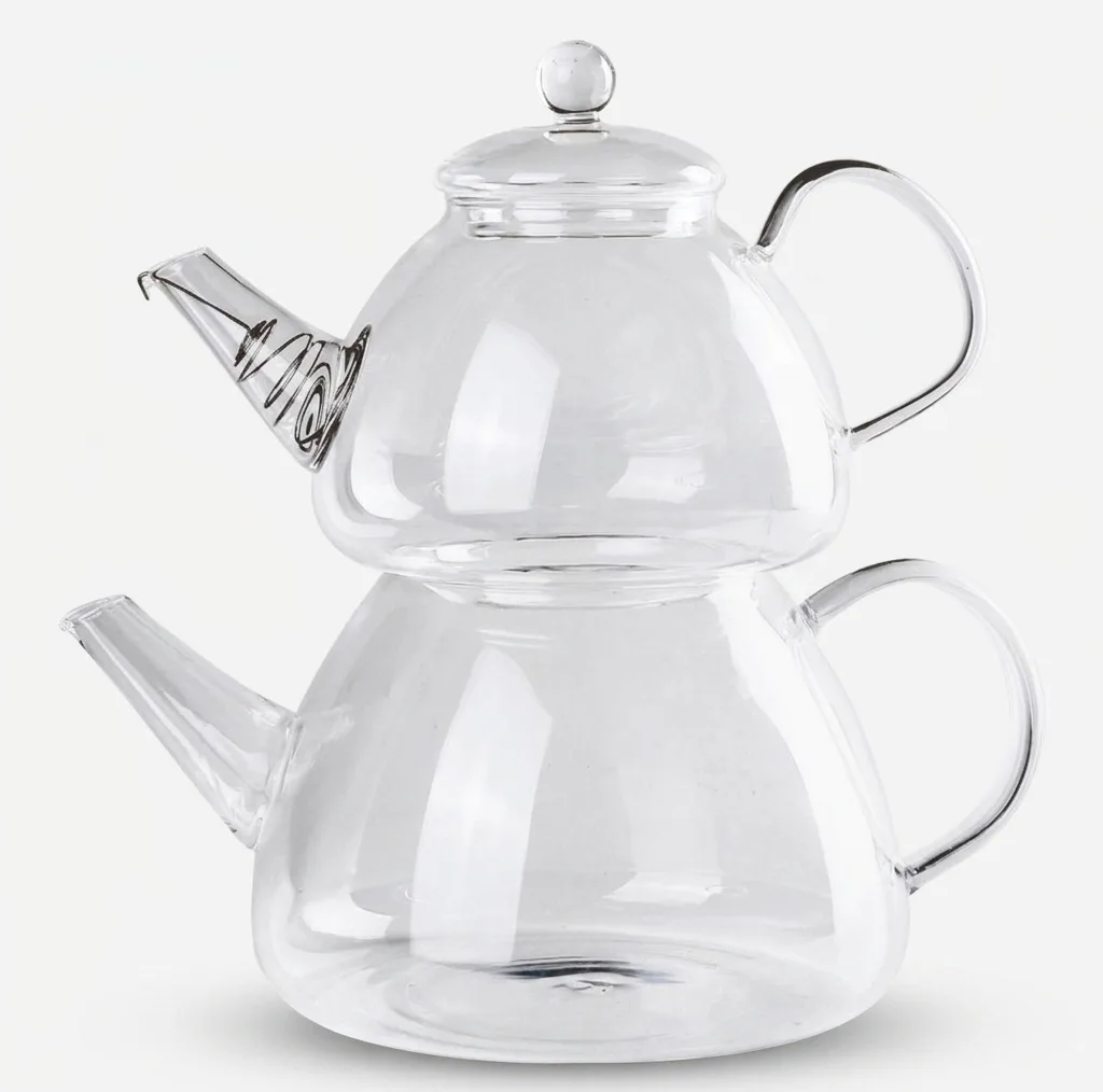 ست کتری و قوری مدل GLASS POT SET