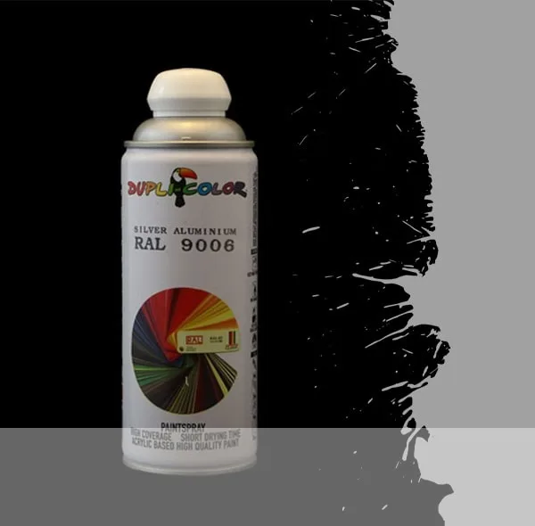 اسپری رنگ نقره ای مات دوپلی کالر مدل Aluminium 9006 حجم 400 میلی لیتر
