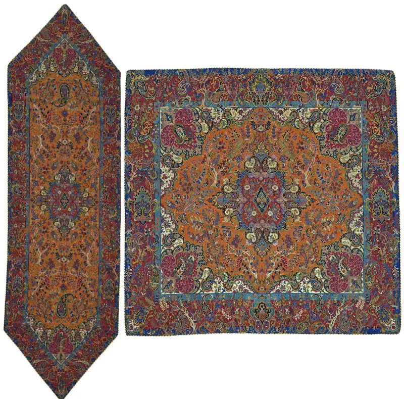 ست 2 رومیزی ترمه کد T285RA117