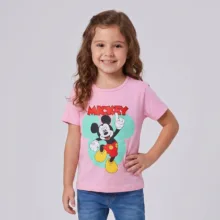 تی شرت آستین کوتاه بچگانه مدل Mickey Mouse