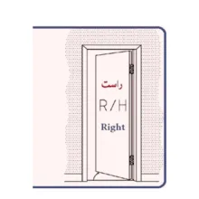 دستگیره در سرویسی ایتوک مدل 1016SERVC-RR مجموعه 2 عددی