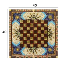 صفحه شطرنج خاتم کاری فراز هنر مدل نقاشی اسلیمی کد 4-40