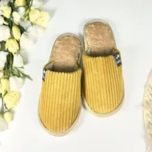 دمپایی حوله ای نیکتا مدل آوا کد Yell-01