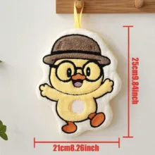 حوله آشپزخانه پنبه ای  طرح Chick party بسته ۲ عددی