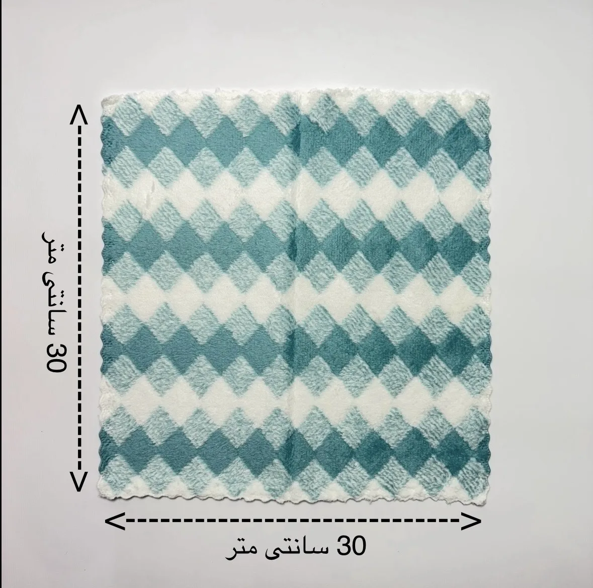 دستمال نظافت خانه و آشپزخانه میلان مدل سوپر پولیشی لوزی بسته 5 عددی
