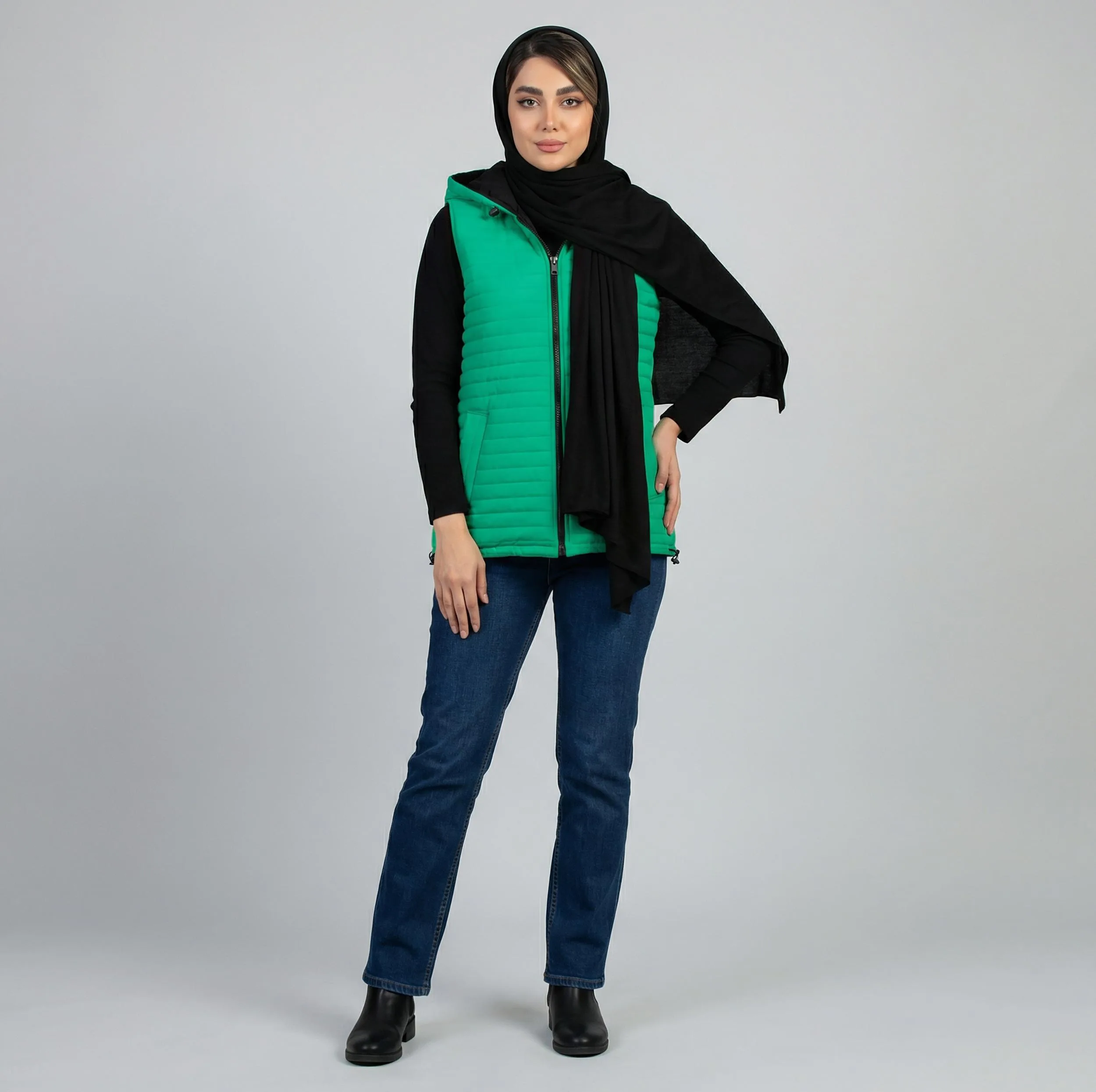 پافر زنانه السانا مدل بهرانوش کد 2415