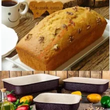 قالب کیک به گز مدل لوف مستطیل مجموعه 3 عددی