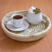 سینی حصیربافی مدل 30