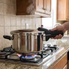 زودپز پارس استیل مدل کف سه لایه گنجایش 4.5 ليتر