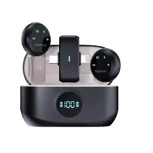 میکروفون حرفه‌ای بی‌سیم سی بای مدل Mic1، مناسب ضبط دو نفره با درگاه USB Type C