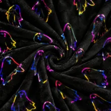 پتو مسافرتی 1 نفره مدل روح سایز 160×220 سانتی‌متر