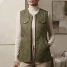 پافر زنانه مدل زیپدار