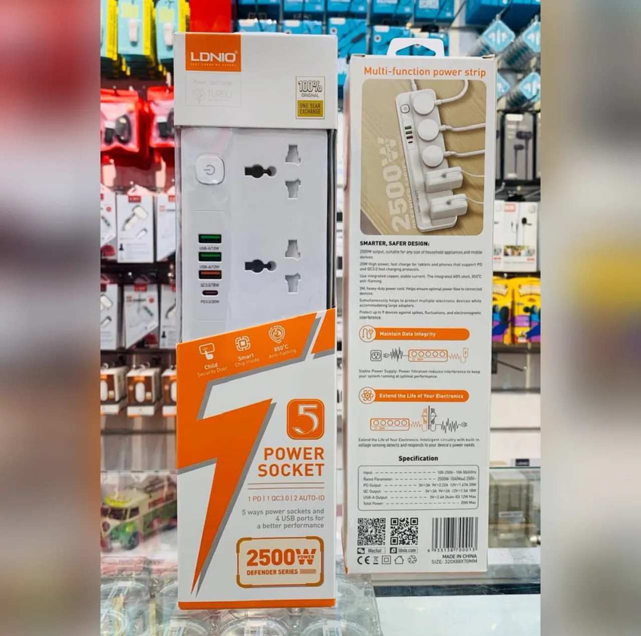چندراهی برق الدینیو مدل SC4408 Power Strip