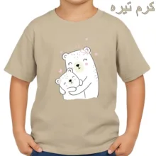 تی‌شرت آستین کوتاه بچگانه مدل خرس کد p5