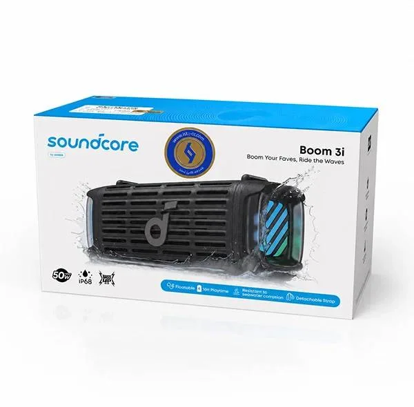 اسپیکر بلوتوثی قابل حمل انکر مدل soundcore Boom 3i
