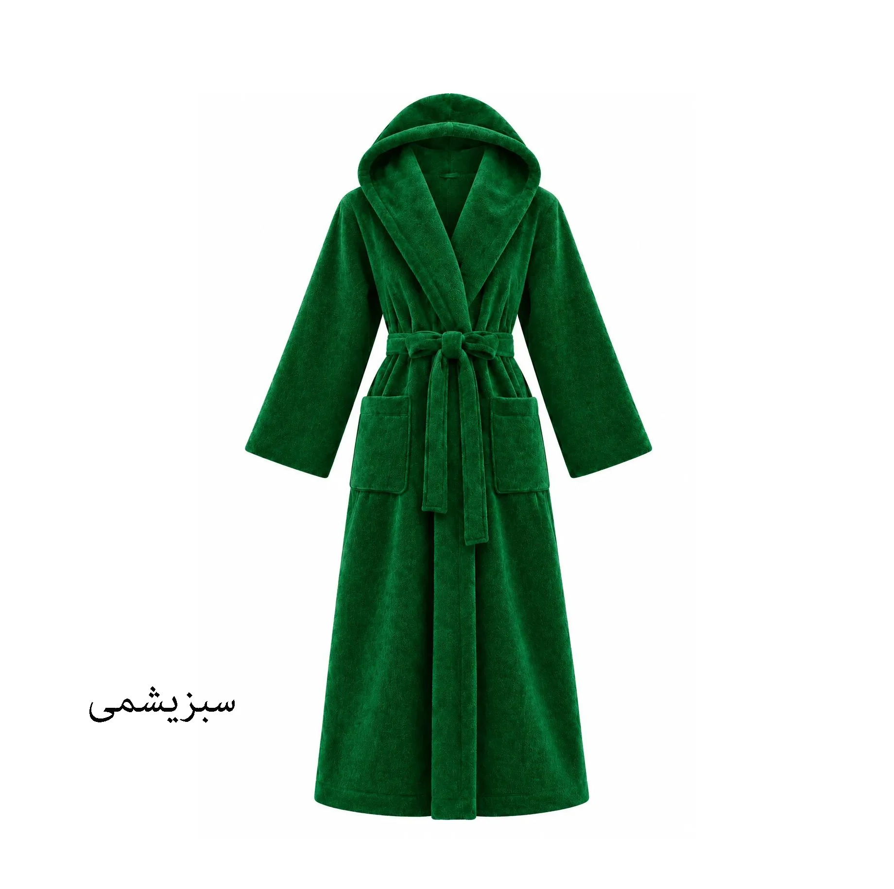 حوله پالتویی هنرمند مدل Classic Plain سایز ۱۴۵ مناسب قد ۱۸۰ الی ۲۱۰ سانتی متر