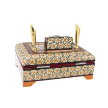 قلمدان خاتم کاری مدل دانشجویی کد 15p11-1f2