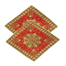 کوسن ترمه طرح مجنون بسته ۲ عددی