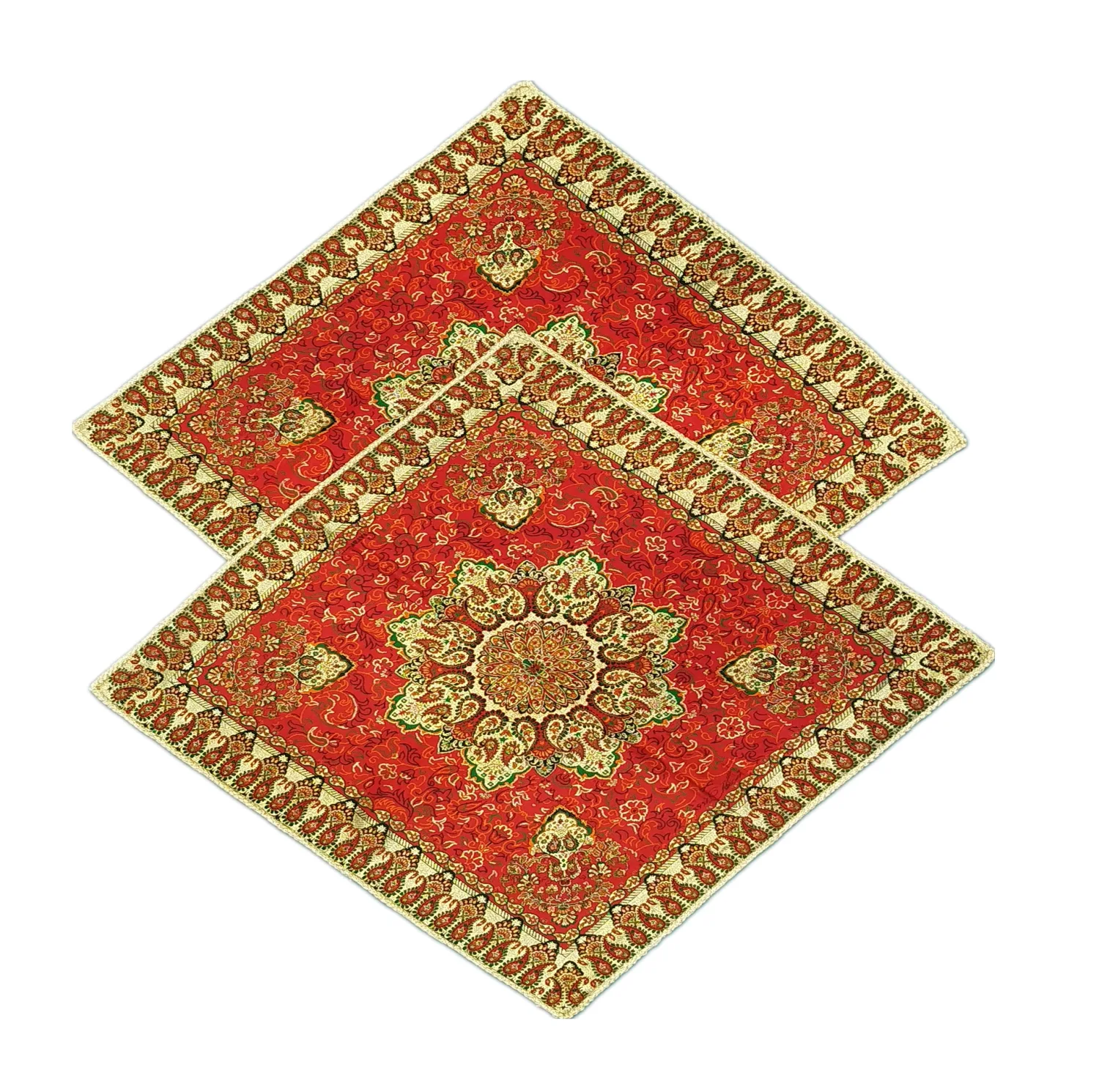 کوسن ترمه طرح مجنون بسته ۲ عددی