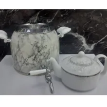 ست کتری و قوری نزاز طرح سنگ